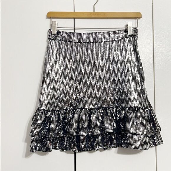 MICHAEL Michael Kors Mirror Dot Jersey Tiered Ruffle Skirt - Picture 5 of 8